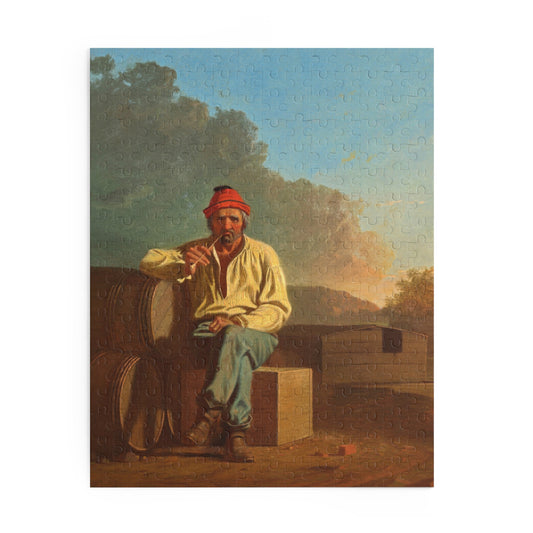 Mississippi Boatman by George Caleb Bingham Jigsaw Puzzle