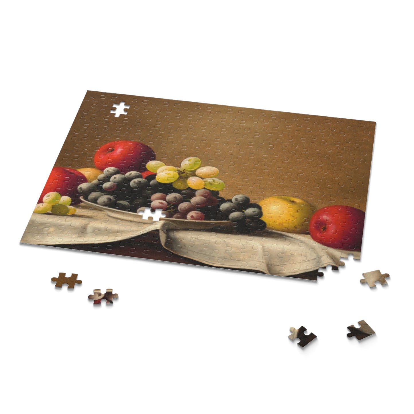 Still Life, Apples, Grapes by Barton Stone Hays Jigsaw Puzzle