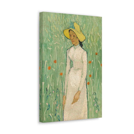 Girl in White by Vincent van Gogh Canvas Print