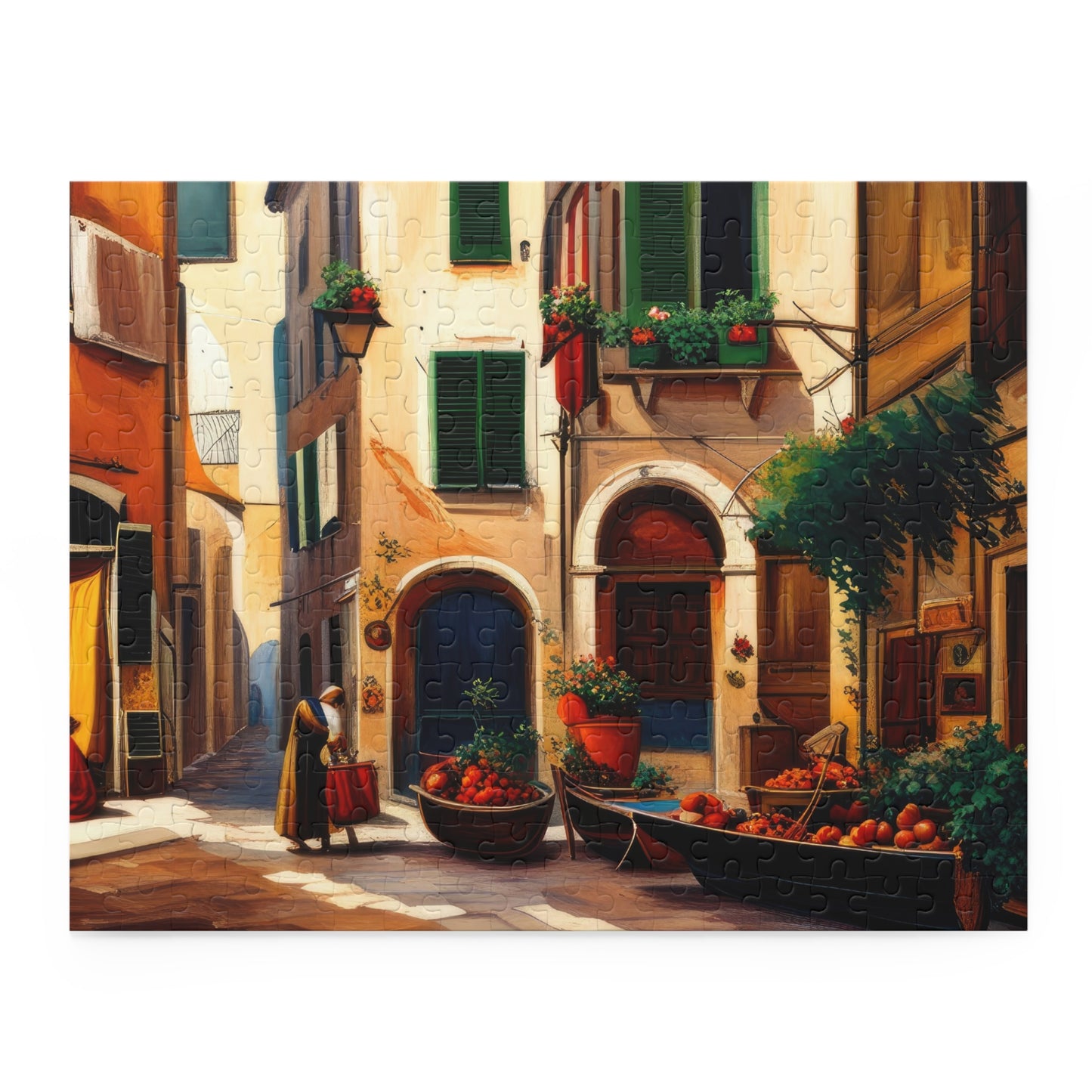 Tuscan Villa Painting Jigsaw Puzzle