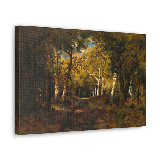 In the Forest by Narcisse Diaz de la Pena Canvas Print