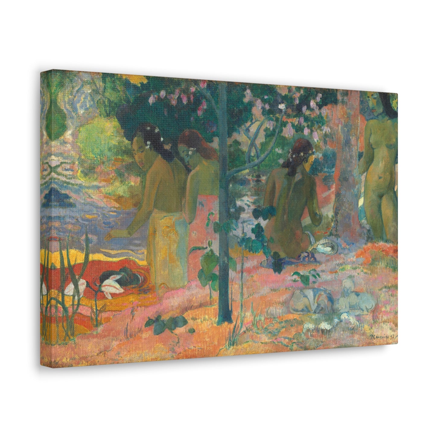 The Bathers by Paul Gauguin Canvas Print