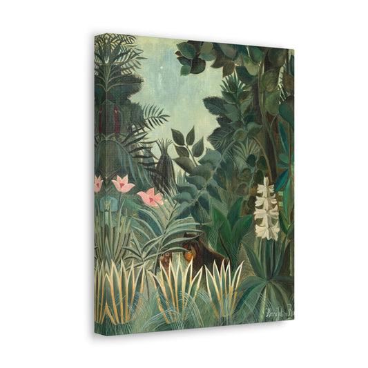 The Equatorial Jungle by Henri Rousseau Canvas Print