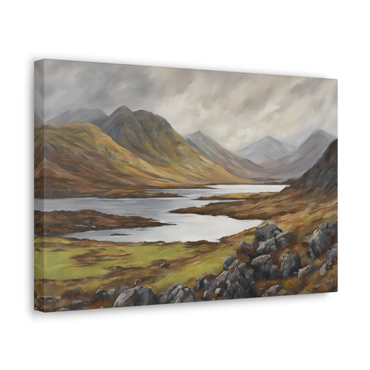 Scottish Highlands Painting II Canvas Print