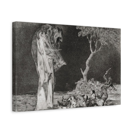 Disparate de miedo by Francisco de Goya Canvas Print