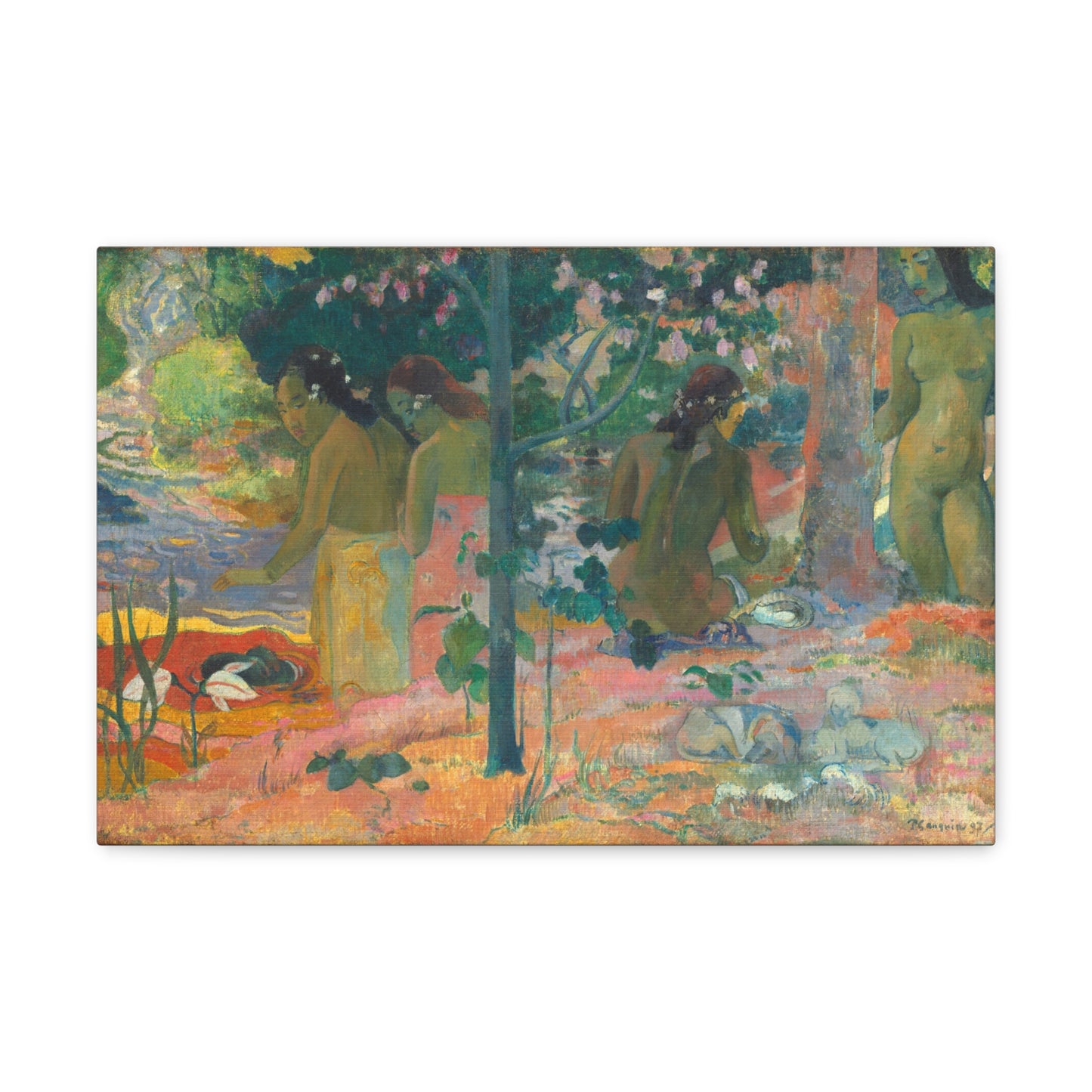 The Bathers by Paul Gauguin Canvas Print