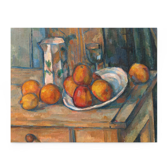 Still Life with Milk Jug and Fruit by Paul Cezanne Jigsaw Puzzle