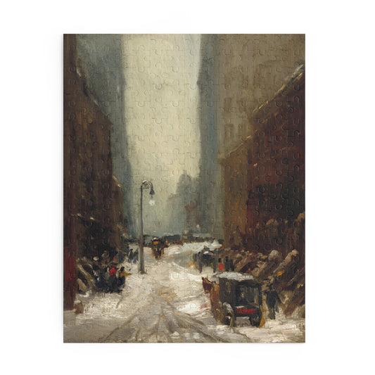 Snow in New York by Robert Henri Jigsaw Puzzle