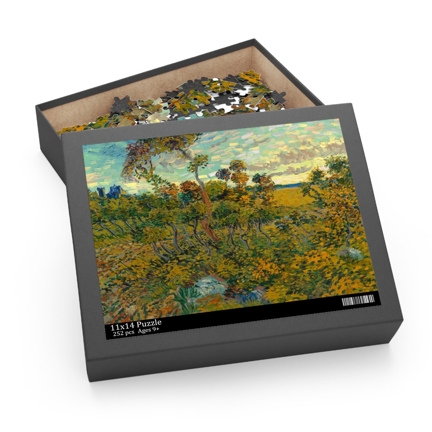 Sunset at Montmajour by Vincent van Gogh Jigsaw Puzzle