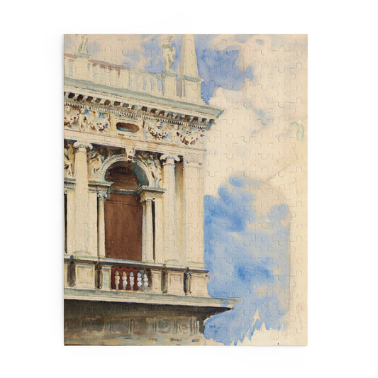 A Corner of the Library in Venice by John Singer Sargent Jigsaw Puzzle