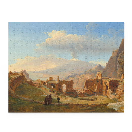 The Roman Theater at Taormina by Louise-Josephine Sarazin de Belmont Jigsaw Puzzle