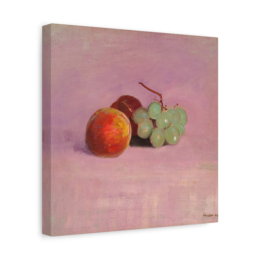 Still Life with Fruit by Odilon Redon Canvas Print