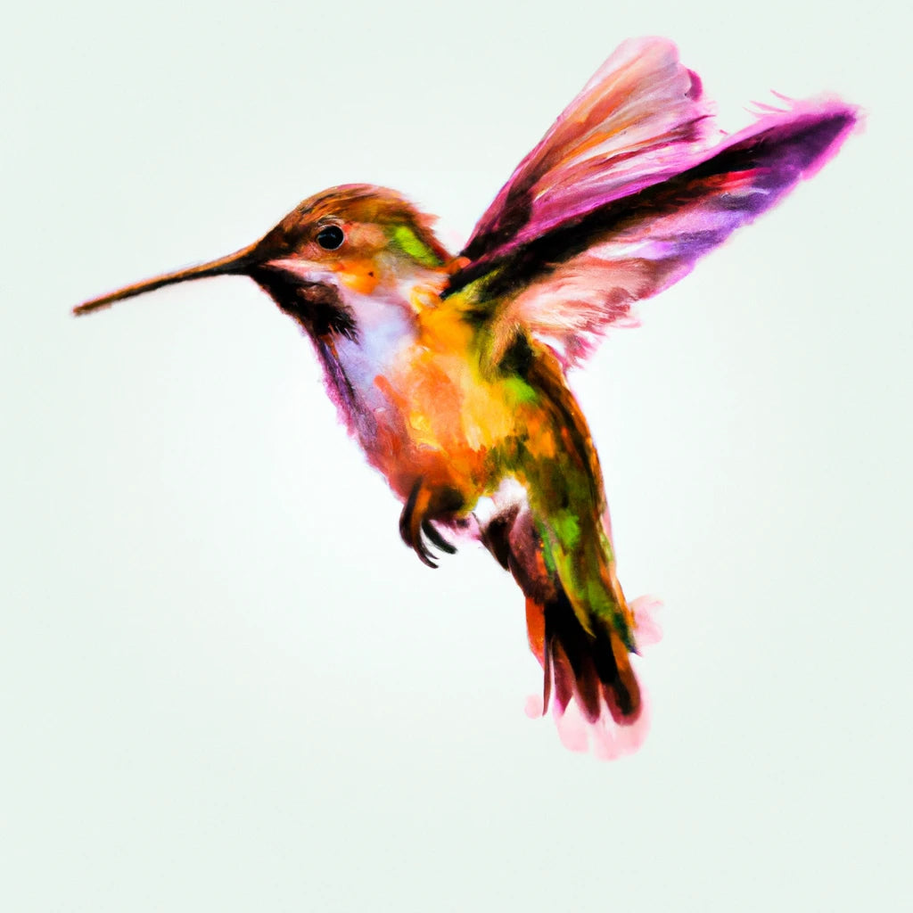 Vibrant Hummingbird Art Print