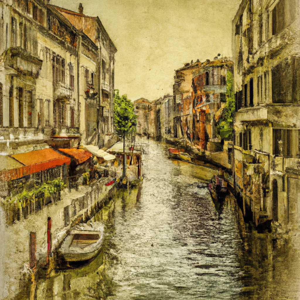 Venice and Canals II Art Print