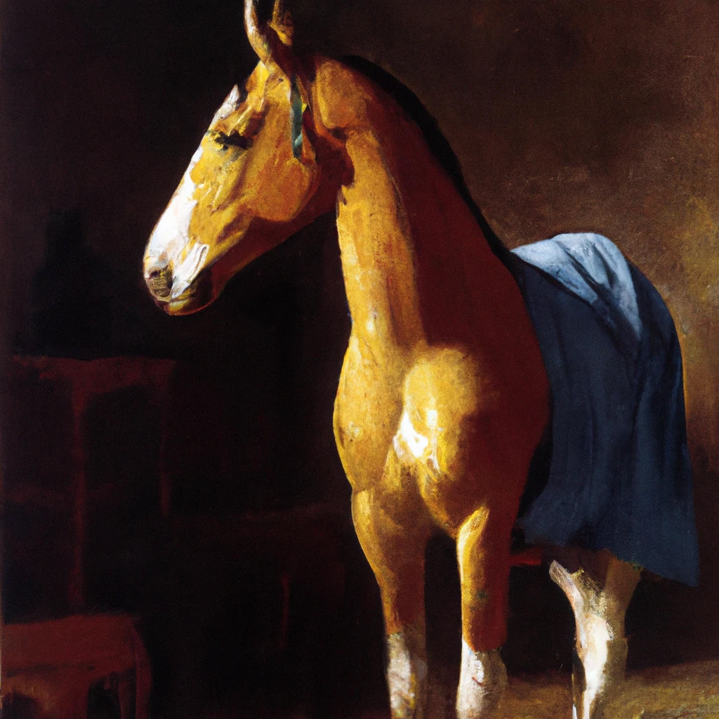 Classical Master Style Portrait of A Horse III Art Print