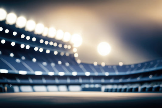 Baseball Stadium at Night Photograph II Art Print