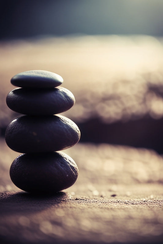 Zen Stones Photo I Art Print