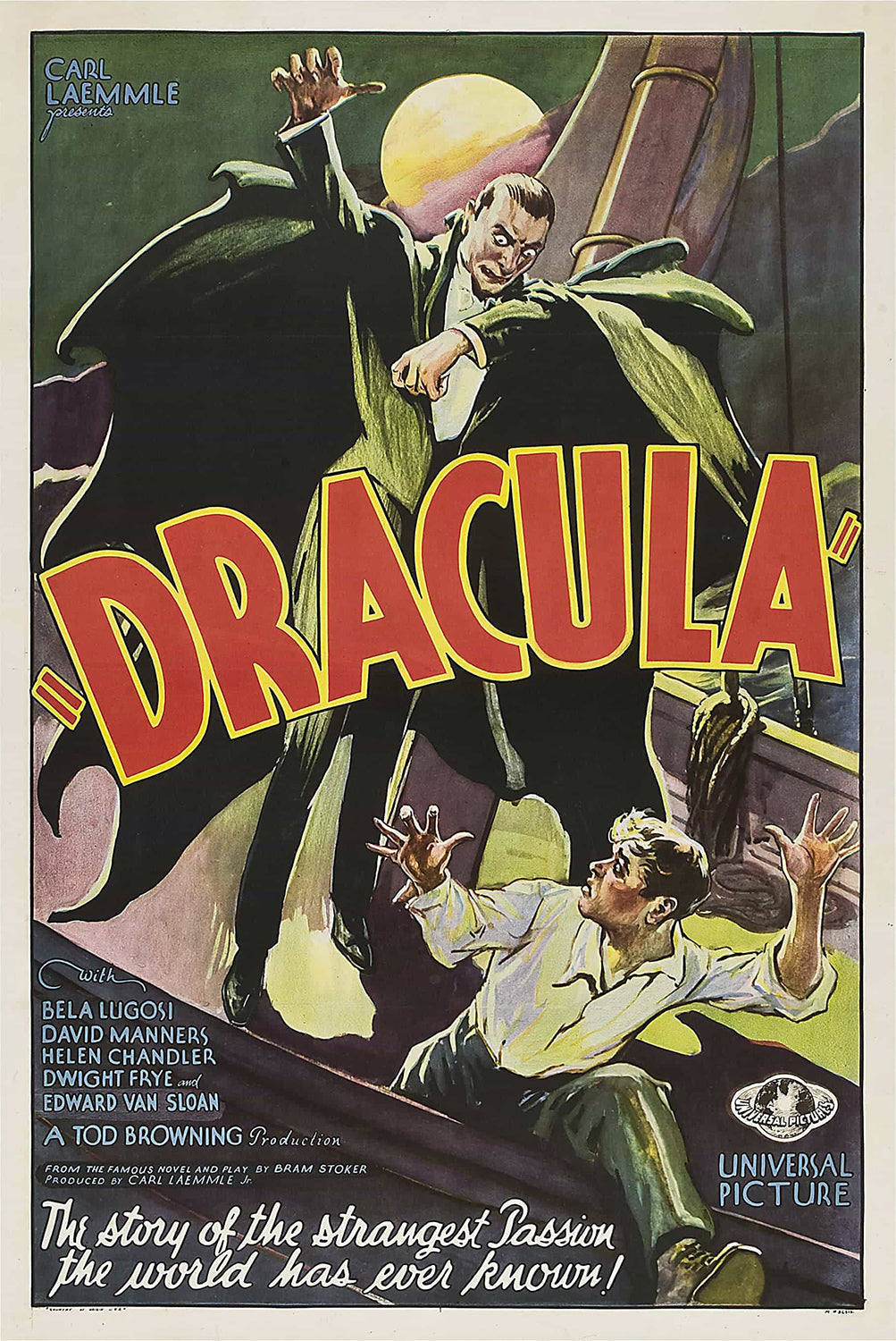 Dracula (1931) Vintage Movie Poster