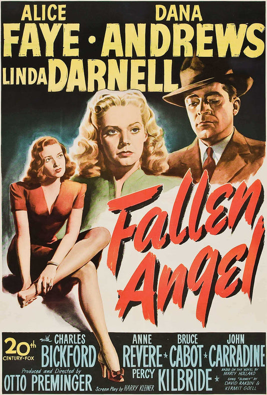 Fallen Angel (1945) Vintage Movie Poster