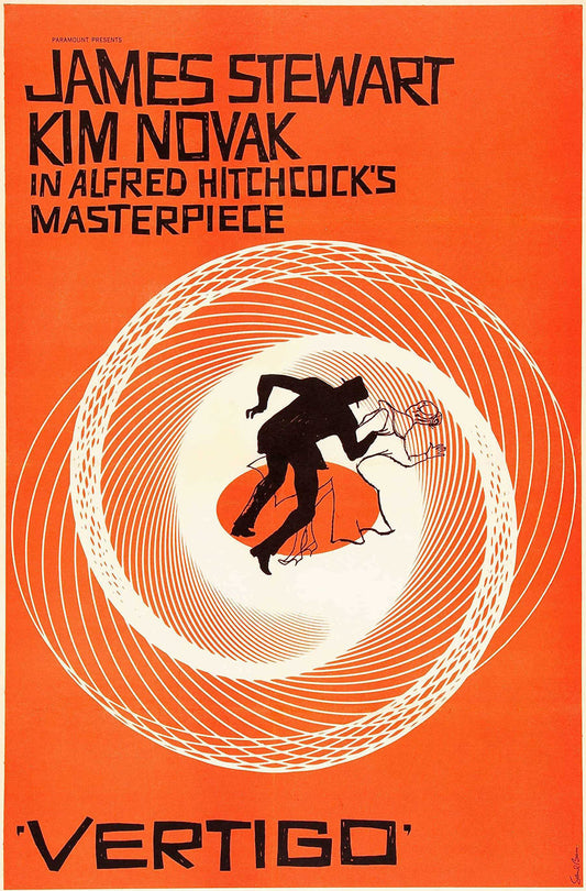 Vertigo (1958) Alfred Hitchcock Classic Movie Poster