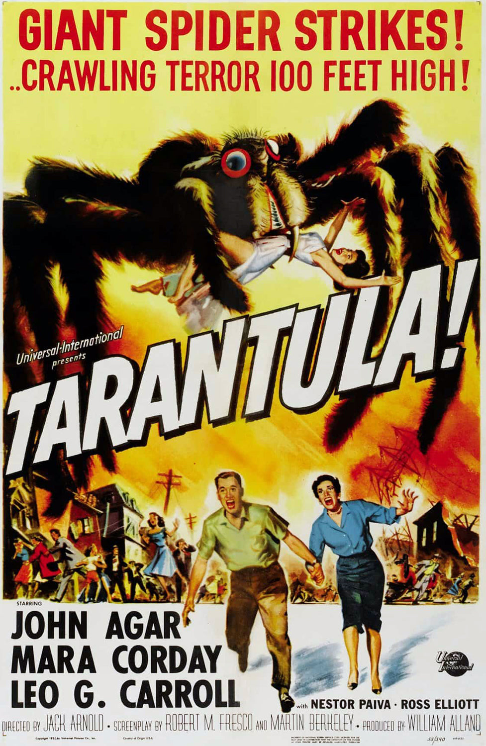Tarantula (1955) Vintage Sci-Fi Movie Poster