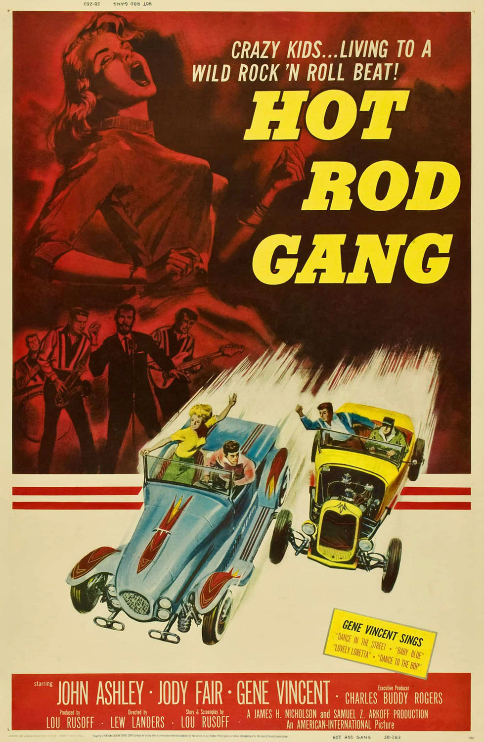 Hot Rod Gang (1958) Vintage Movie Poster