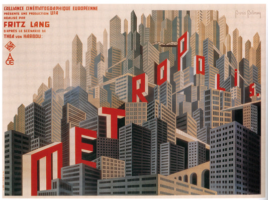 Metropolis 1927 Classic Movie Poster V1