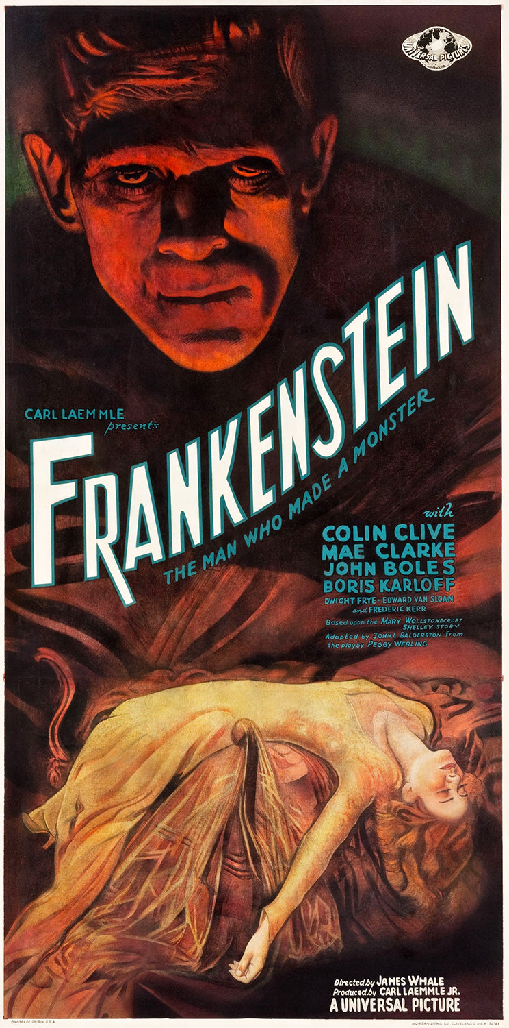 Frankenstein 1931 Classic Horror Movie Poster V1