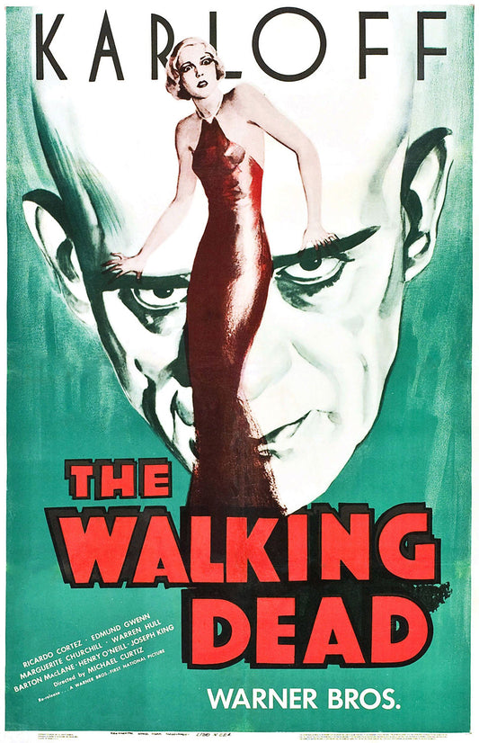 The Walking Dead 1936 Classic Horror Movie Poster