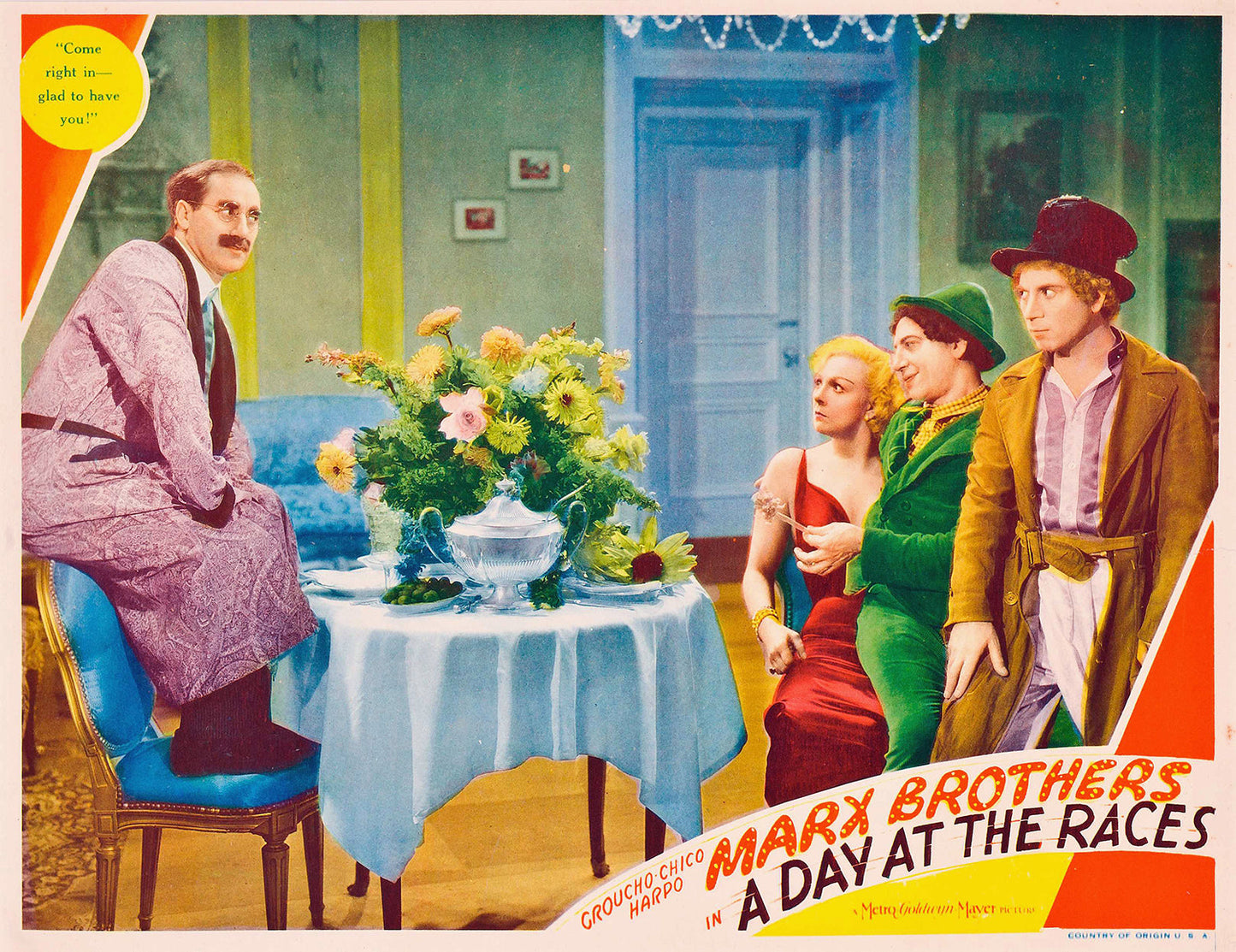 Marx Brothers A Day at The Races Classic Comedy Movie Poster