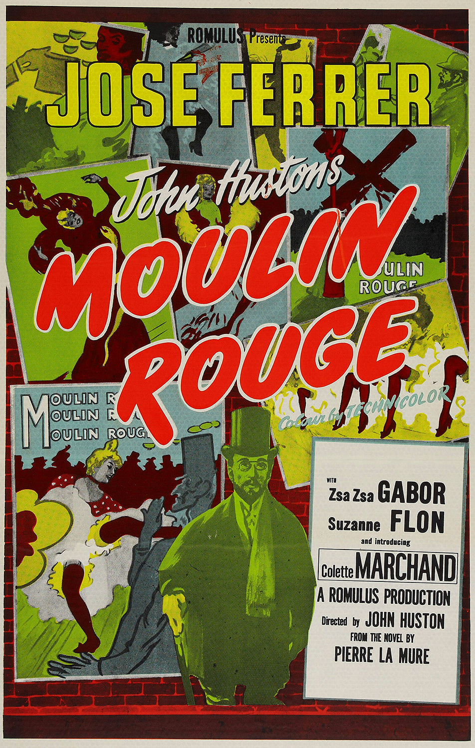 Moulin Rouge Vintage Movie Poster V1