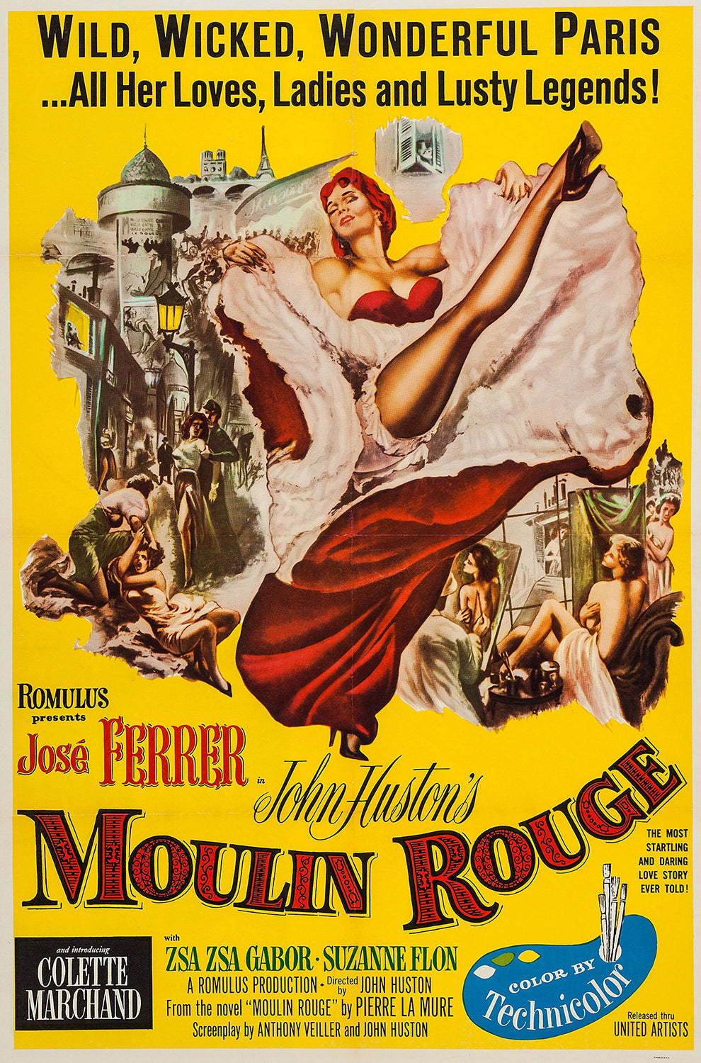 Moulin Rouge Vintage Movie Poster V2