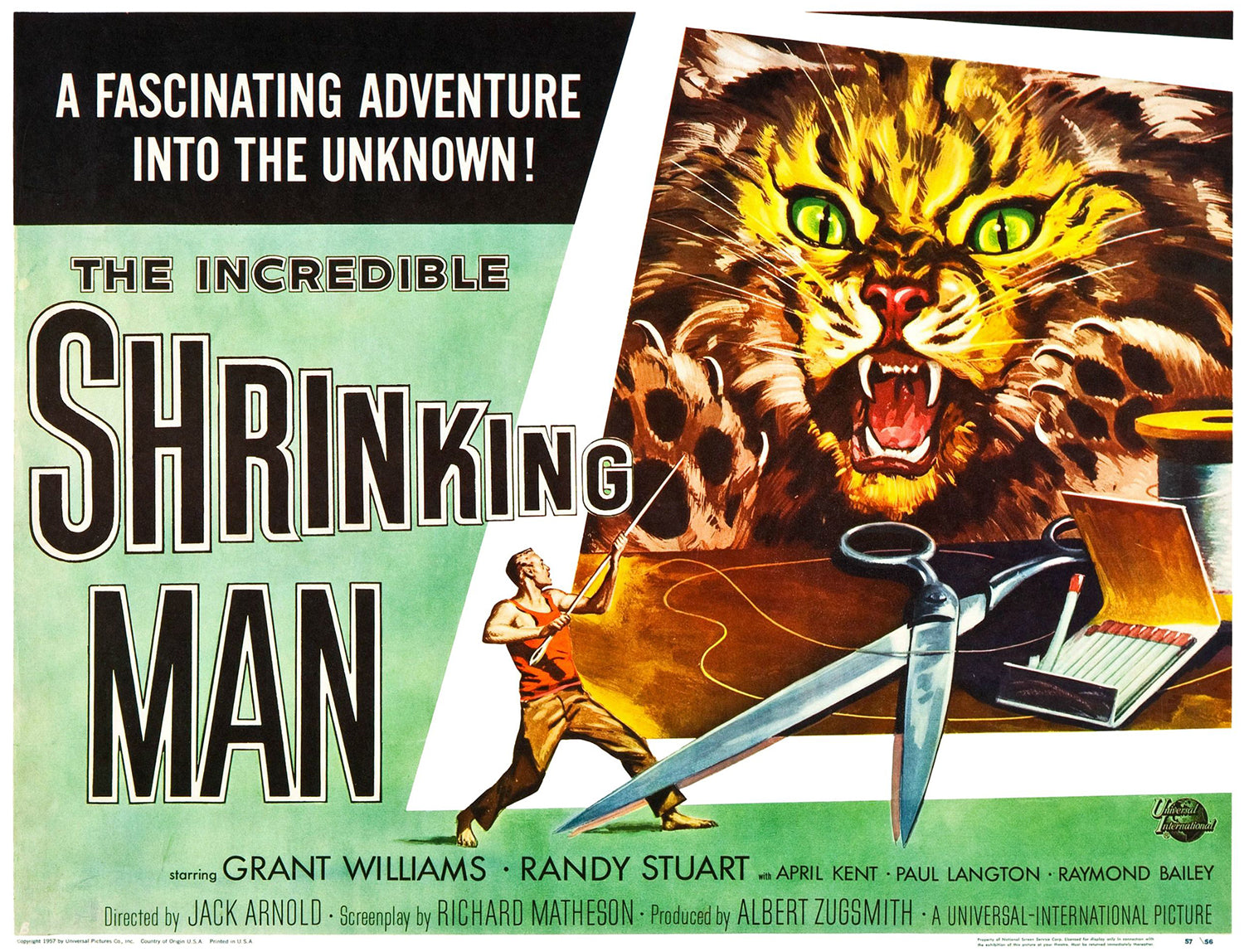 The Incredible Shrinking Man Classic Sci-Fi Movie Poster