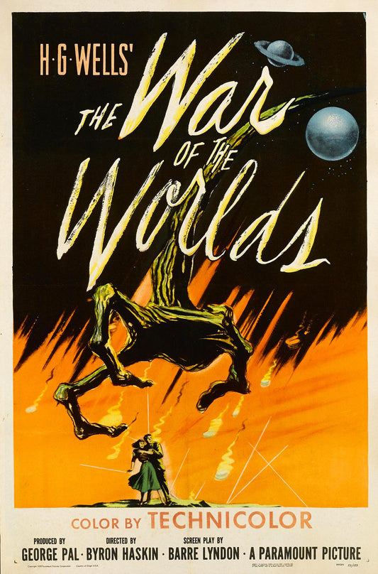 War of The World 1953 Classic Sci-Fi Movie Poster