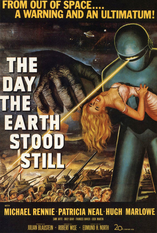 The Day The Earth Stood Still Classic Sci-Fi Movie Poster