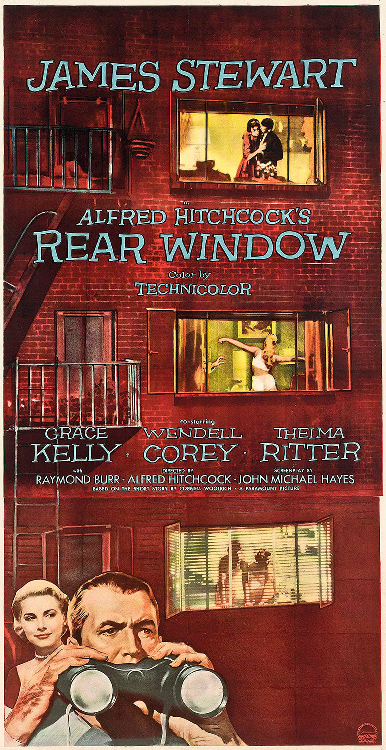 Rear Window Jimmy Stewart Classic Movie Poster