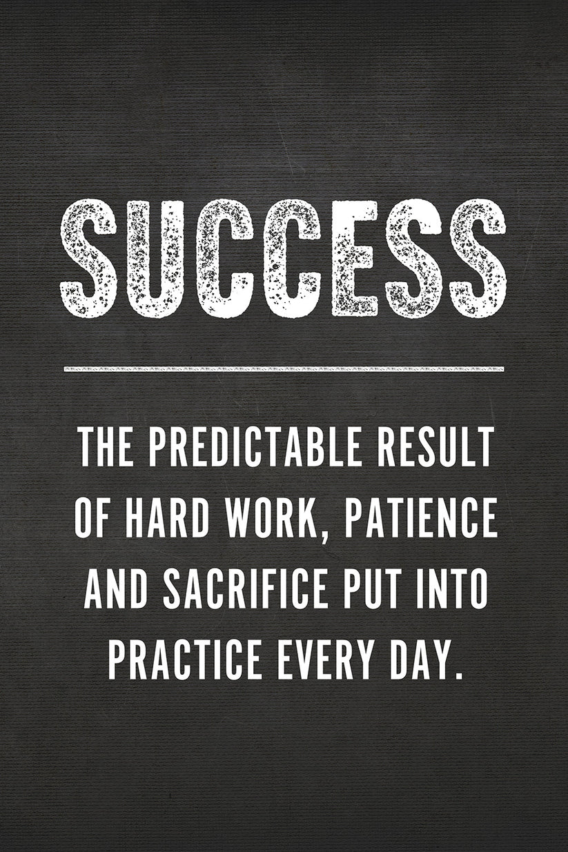 Success Motivational Wall Art Print – Keep Calm Collection