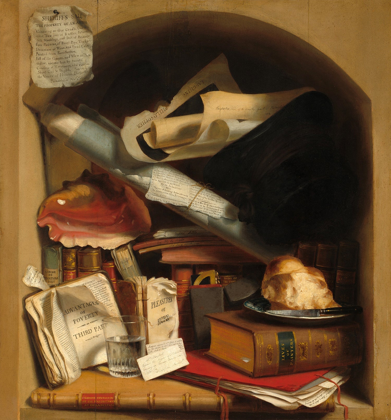 Poor Artist's Cupboard by Charles Bird King Art Print