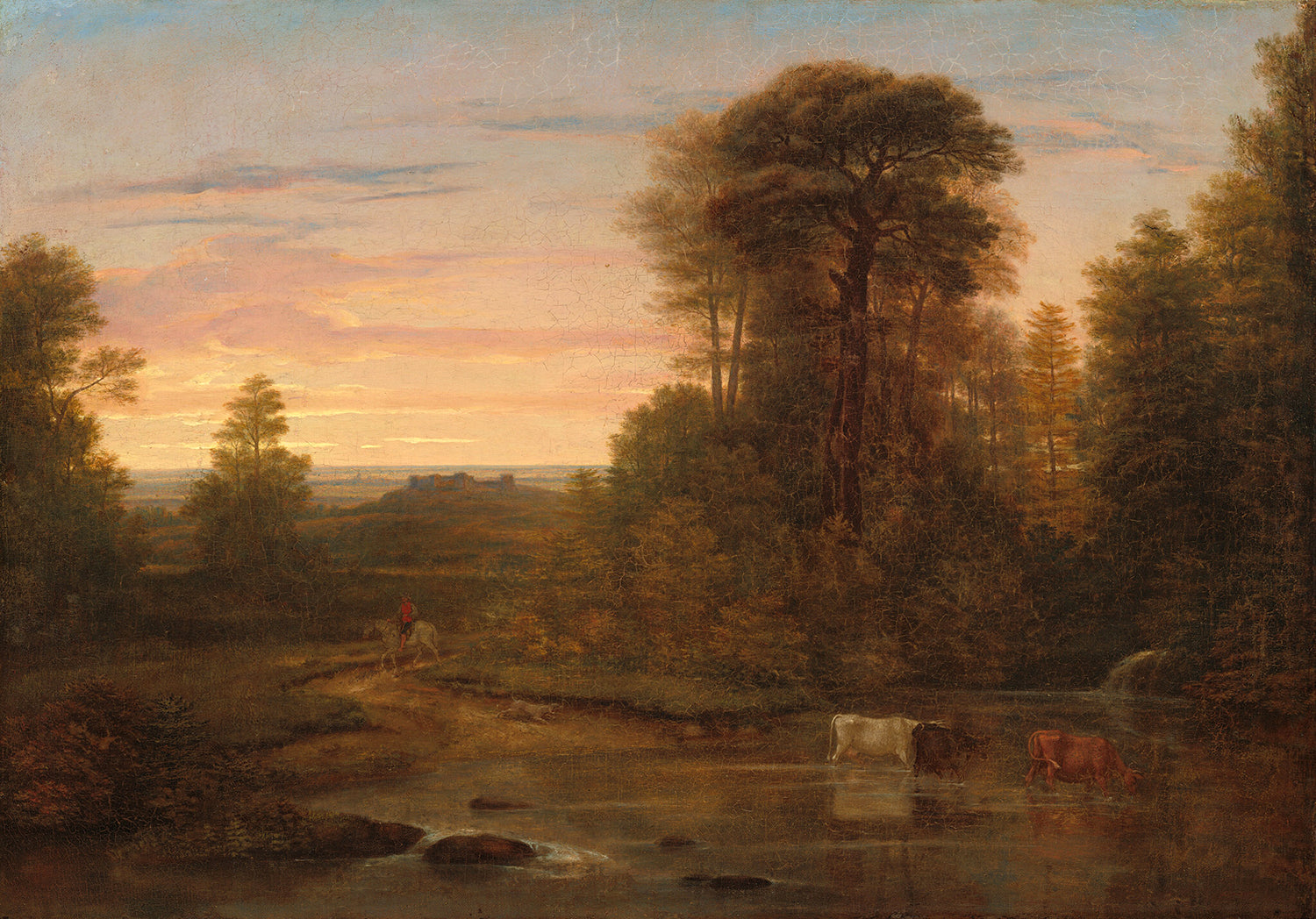 A Landscape after Sunset by Washington Allston Art Print