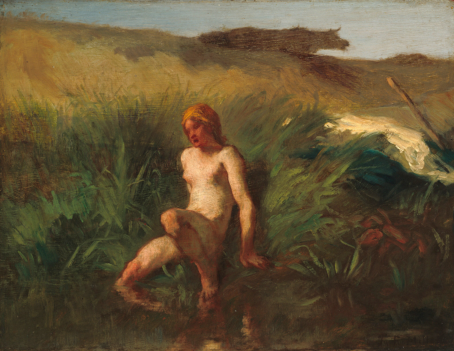 The Bather by Jean-Francois Millet Art Print