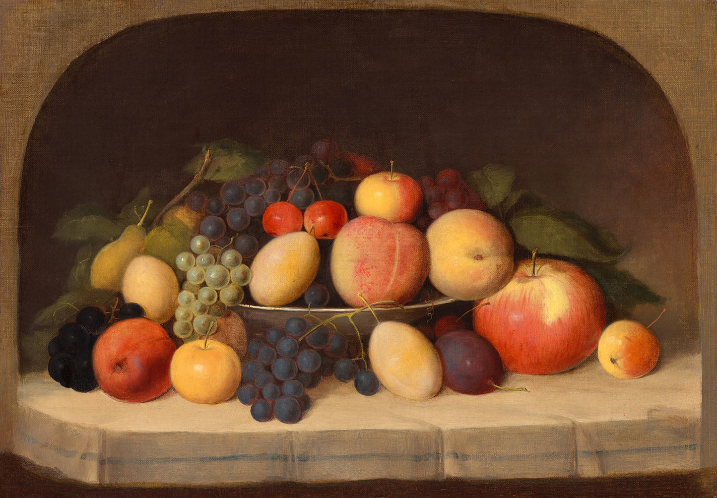 Fruit Still Life by Robert Seldon Duncanson Art Print