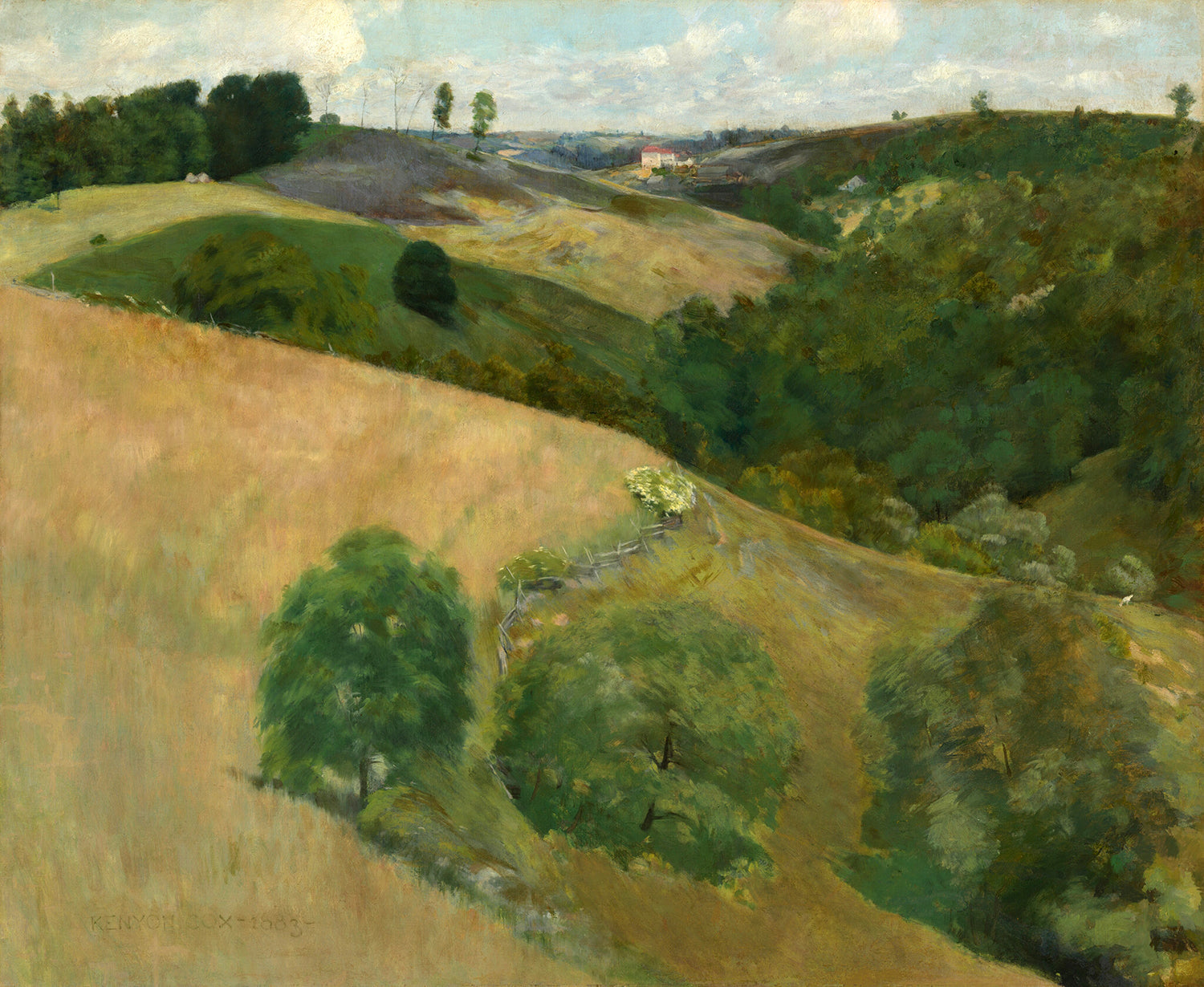 Flying Shadows by Kenyon Cox Art Print