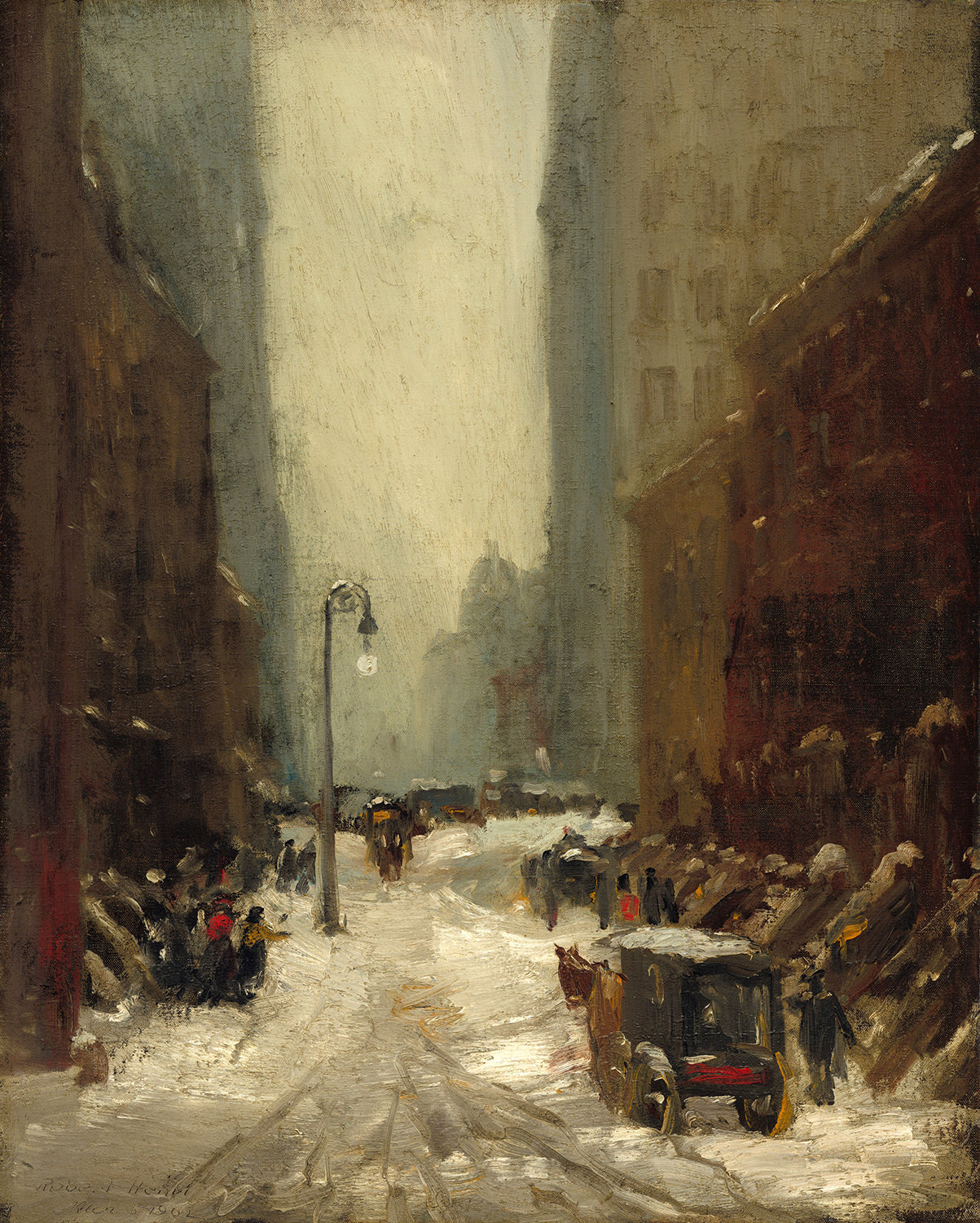 Snow in New York by Robert Henri Art Print