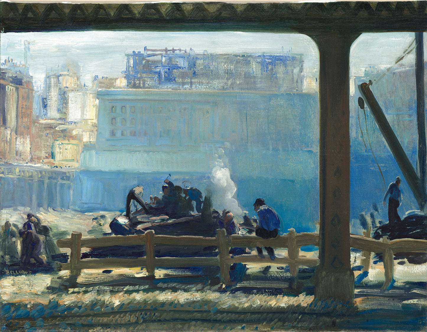Blue Morning by George Bellows Art Print