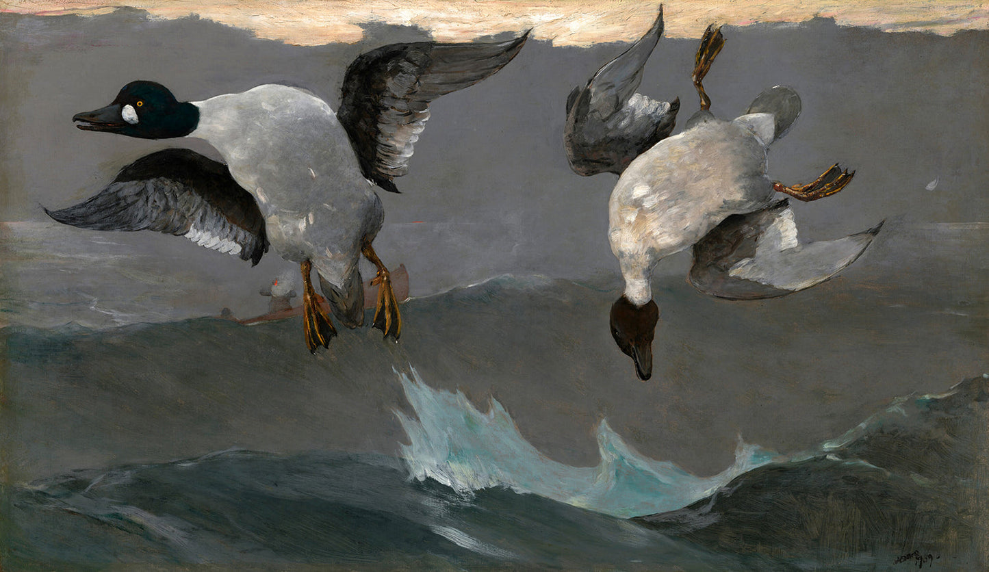 Right and Left by Winslow Homer Art Print