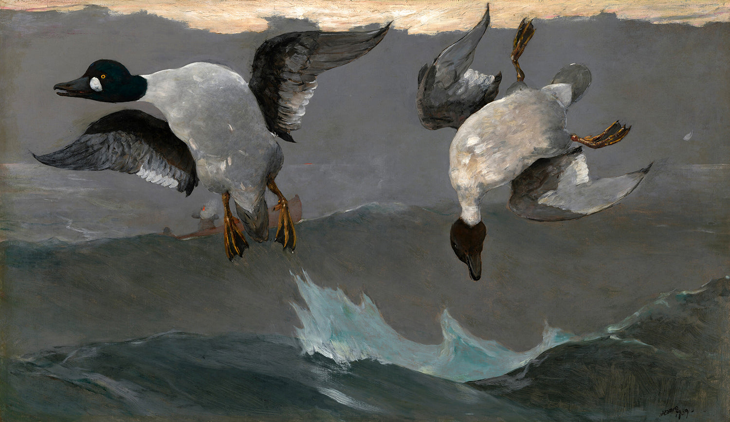 Right and Left by Winslow Homer Art Print