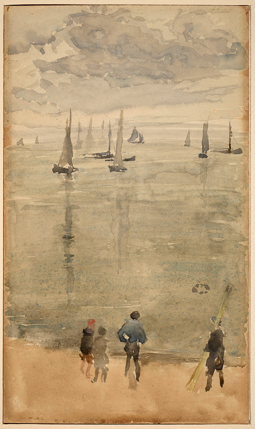 The Return of the Fishing Boats by James McNeill Whistler Art Print