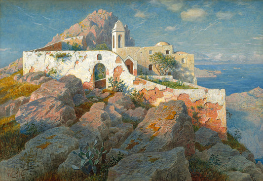 Santa Maria a Cetrella, Anacapri by William Stanley Haseltine Art Print