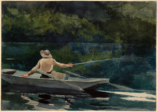 Casting, Number Two by Winslow Homer Art Print