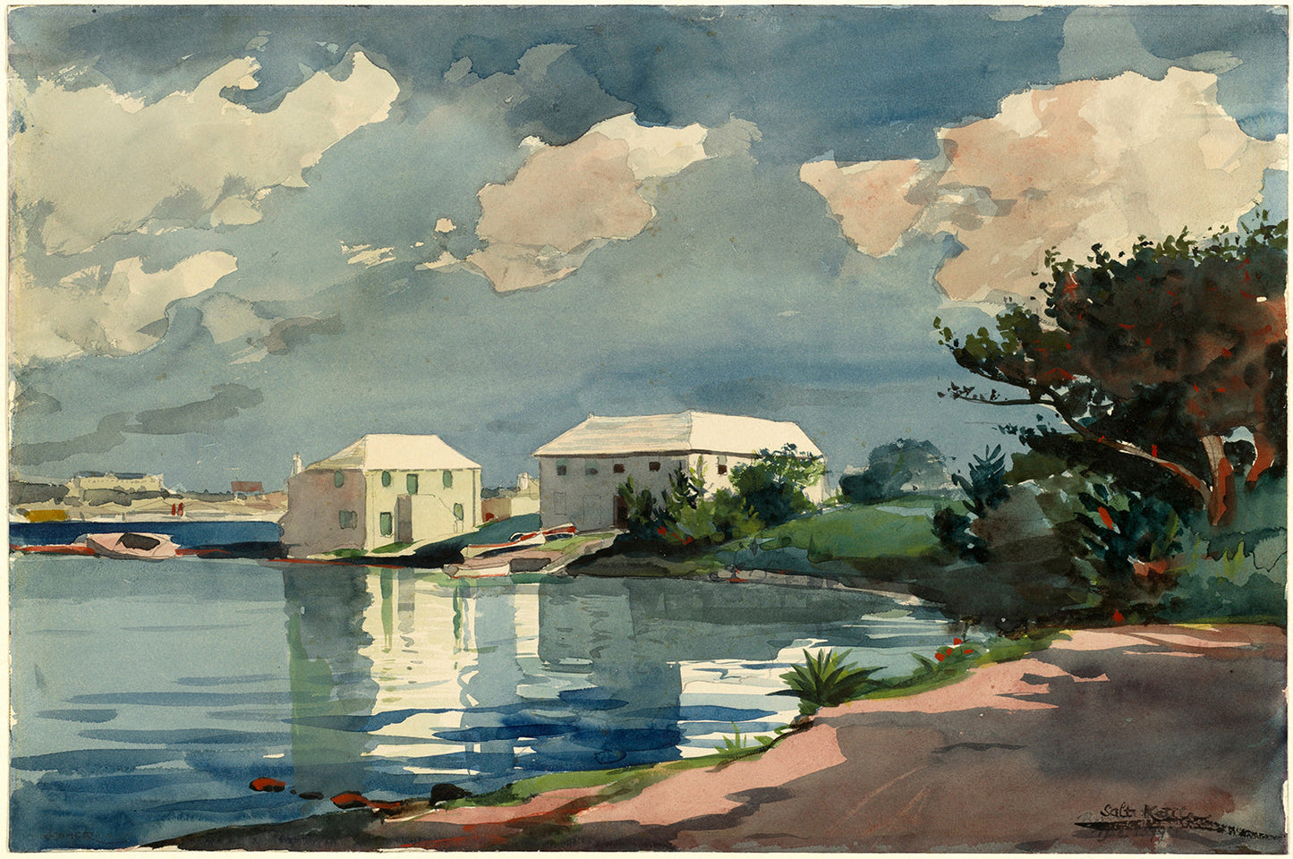 Salt Kettle, Bermuda by Winslow Homer Art Print